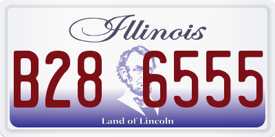 IL license plate B286555