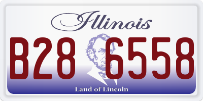 IL license plate B286558