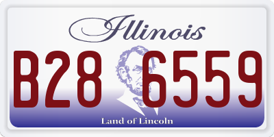IL license plate B286559