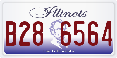 IL license plate B286564