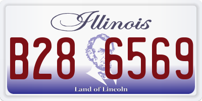 IL license plate B286569
