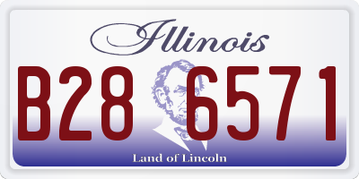 IL license plate B286571