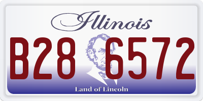 IL license plate B286572