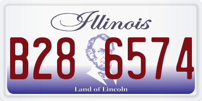 IL license plate B286574