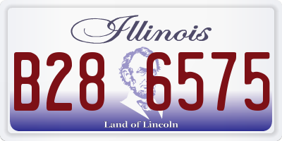 IL license plate B286575