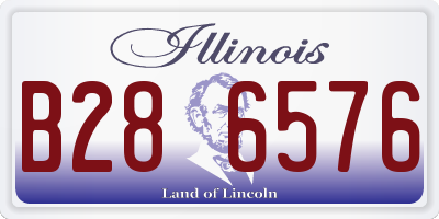 IL license plate B286576