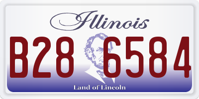 IL license plate B286584