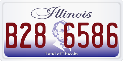 IL license plate B286586