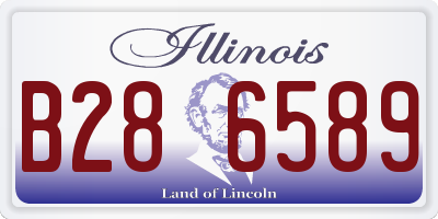 IL license plate B286589