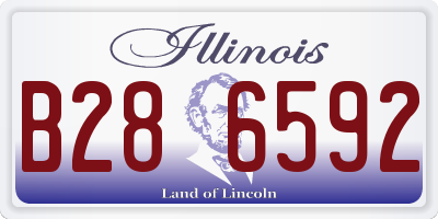 IL license plate B286592