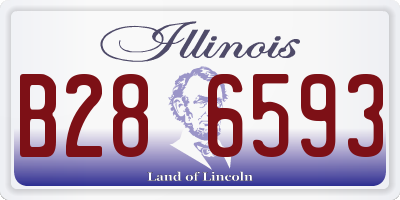 IL license plate B286593