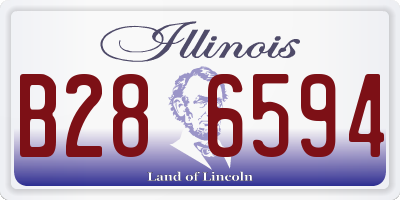 IL license plate B286594