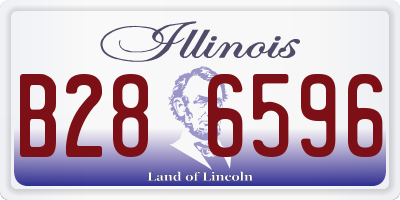 IL license plate B286596