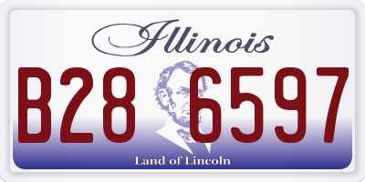IL license plate B286597