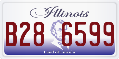 IL license plate B286599