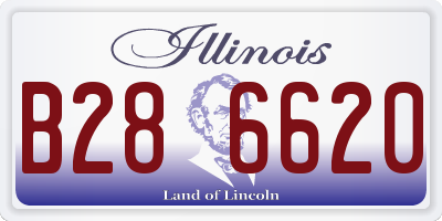 IL license plate B286620