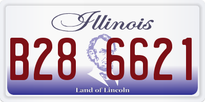 IL license plate B286621
