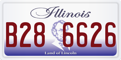 IL license plate B286626