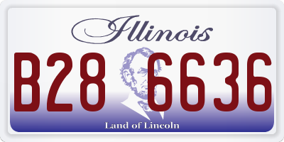 IL license plate B286636