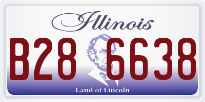 IL license plate B286638