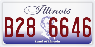 IL license plate B286646
