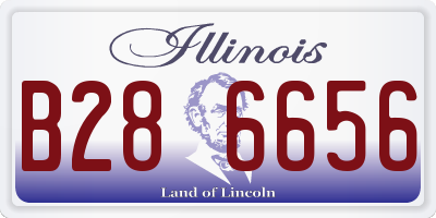 IL license plate B286656
