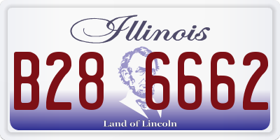 IL license plate B286662