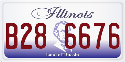 IL license plate B286676