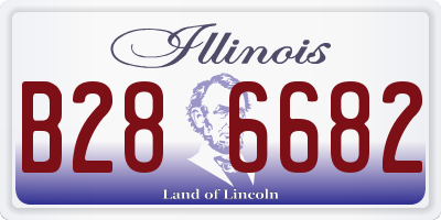 IL license plate B286682