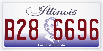 IL license plate B286696