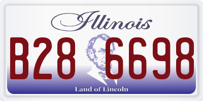 IL license plate B286698