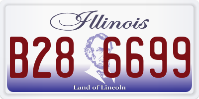 IL license plate B286699