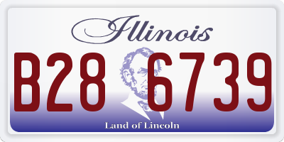 IL license plate B286739