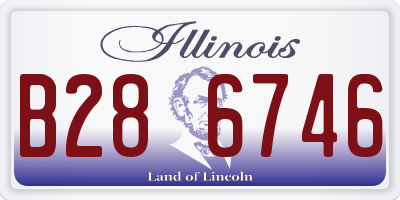 IL license plate B286746