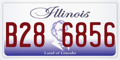 IL license plate B286856