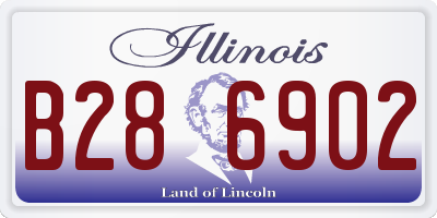 IL license plate B286902