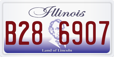 IL license plate B286907