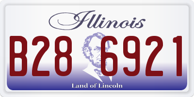 IL license plate B286921