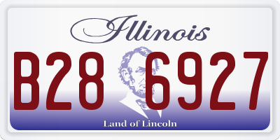 IL license plate B286927