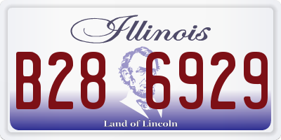 IL license plate B286929