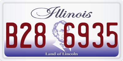 IL license plate B286935