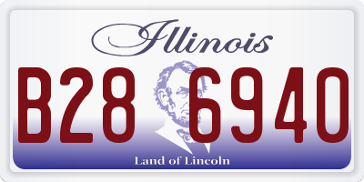 IL license plate B286940