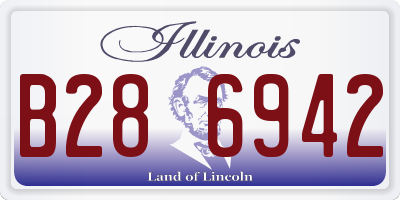 IL license plate B286942