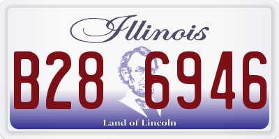 IL license plate B286946