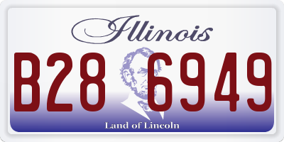IL license plate B286949