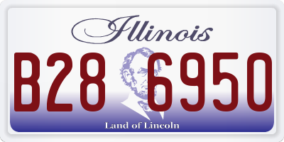 IL license plate B286950
