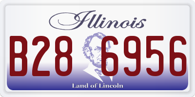 IL license plate B286956