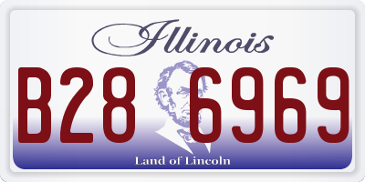 IL license plate B286969