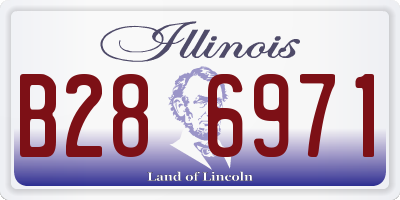 IL license plate B286971
