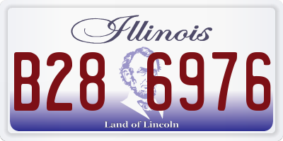 IL license plate B286976